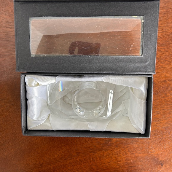 Rosenthal Crystal Votive Cut Half Round Candle Holder - Picture 4 of 12